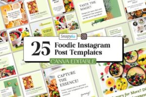 Free Foodie Instagram Post Templates