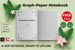 Free Graph Paper Notebook | KDP Interior