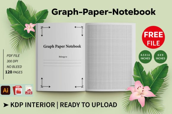 Free Graph Paper Notebook | KDP Interior