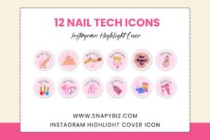 Free Nail Tech Icons Instagram Highlight