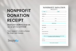 Free Printable Donation Receipt Template