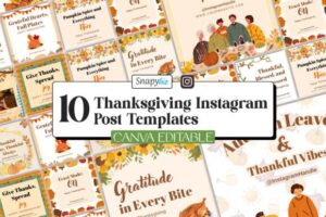 Free Thanksgiving Instagram Templates