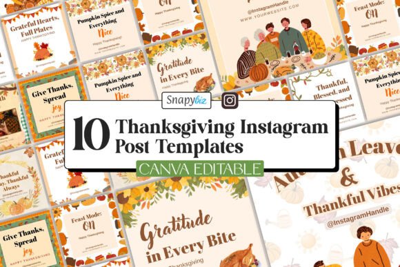 Free Thanksgiving Instagram Templates