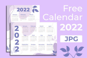 Free Calendar Template 2022