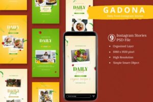 Gadona - Daily Food Instagram Stories