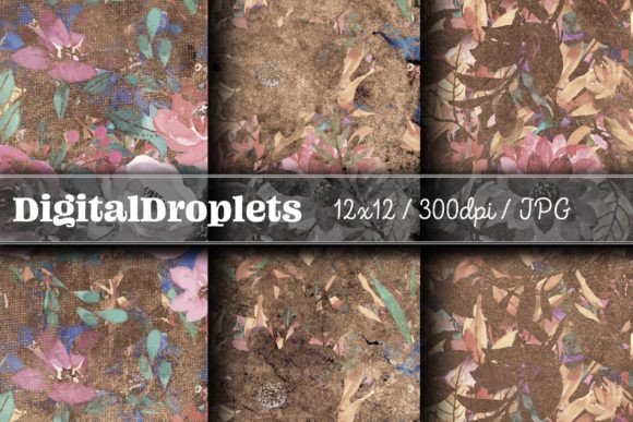 Gilded Bunch of Flowers | FREEBIE