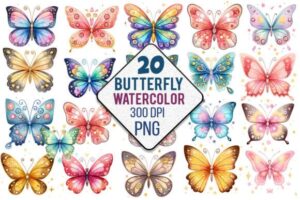 Glitter Pink Butterfly Png, Butterfly