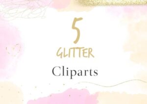 Gold Glitter Overlays Clipart