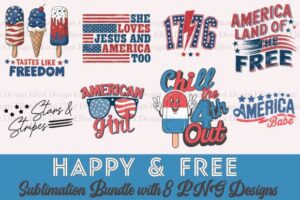 Happy and Free Sublimation Bundle