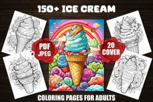 Ice Cream Coloring Pages