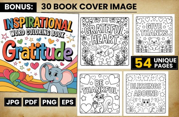 Inspirational Word Coloring Pages
