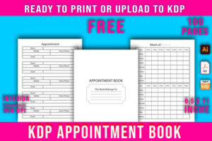KDP Appointment Log Book