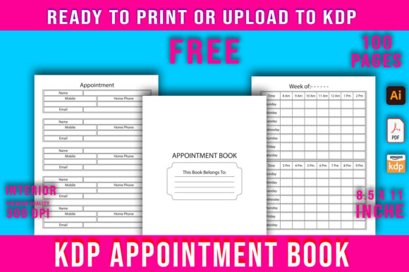 KDP Appointment Log Book