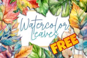 Leaves Watercolor Clipart