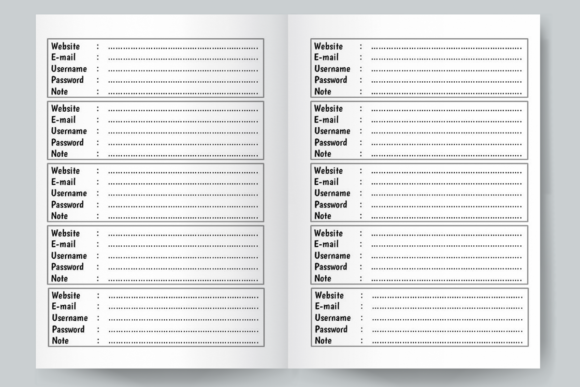 LogBook Password Interior