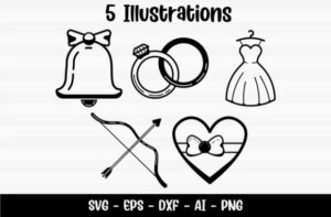 Lovely Wedding Icons