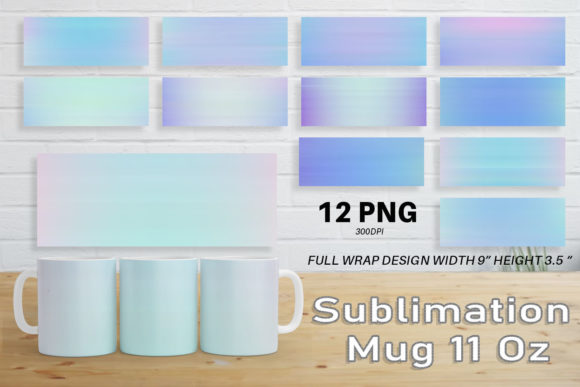 Mug Wrap Sublimation Striped