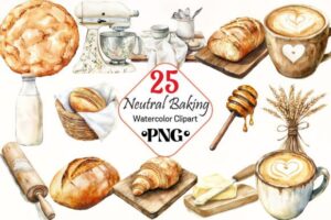 Neutral Baking Sublimation Clipart