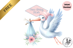 New Baby Stork