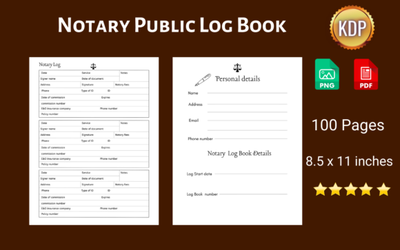 Notary Public Log Book