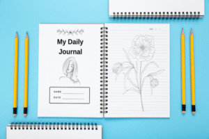 Notes Lined Journal Floral Notebook