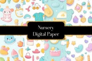 Nursery Digital Background