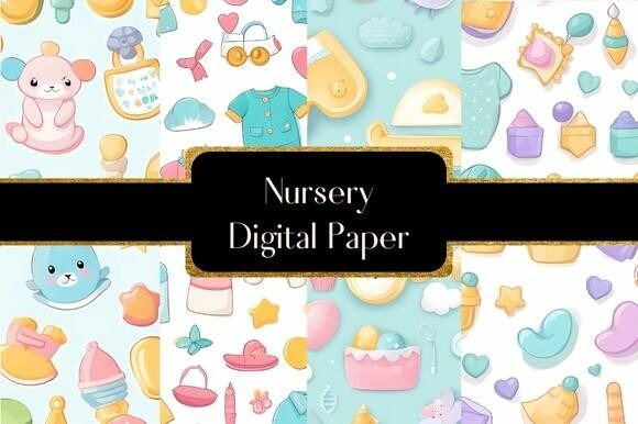 Nursery Digital Background