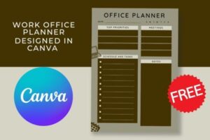 Office Work Daily Planner