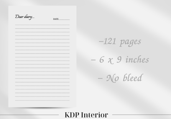 Personal Journal Diary - Kdp Interior