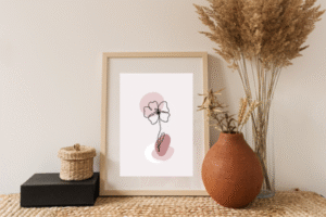 Printable Wall Art - Boho Flower Art