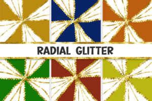 Radial Glitter Background