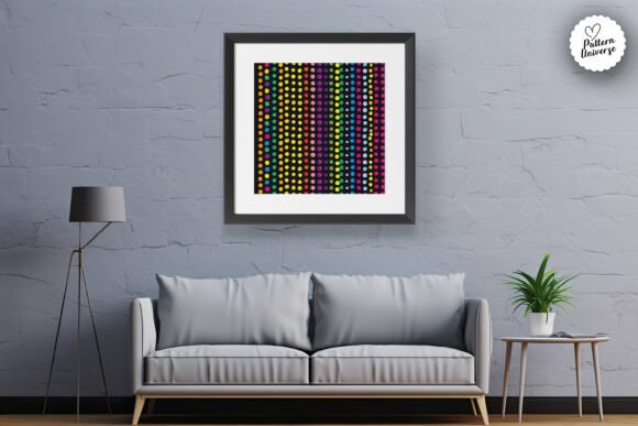 Rainbow Pin Dots Digital Papers