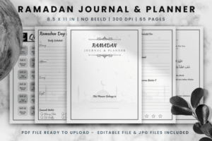Ramadan Journal & Planner - KDP Interior