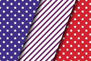 Red Blue Stars & Stripes Digital Papers