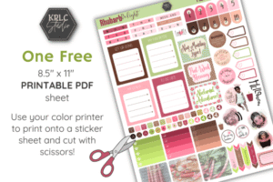 Rhubarb Delight – FREE Planner SS