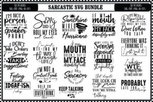 Sarcastic SVG Bundle
