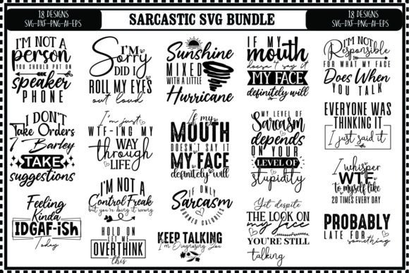Sarcastic SVG Bundle