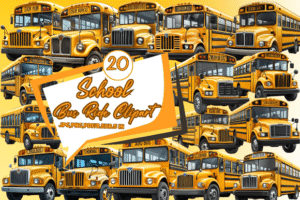 School Bus Ride Clipart