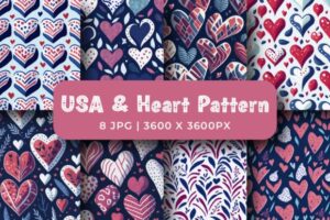 USA Pattern & Digital Papers