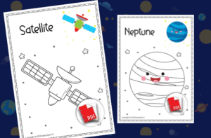 Space Coloring Pages for Kids