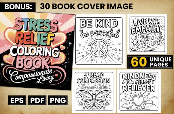 Stress Relief Quotes Coloring Pages