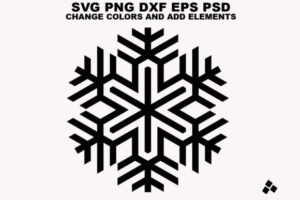 Sublimation Snowflake Svg Background