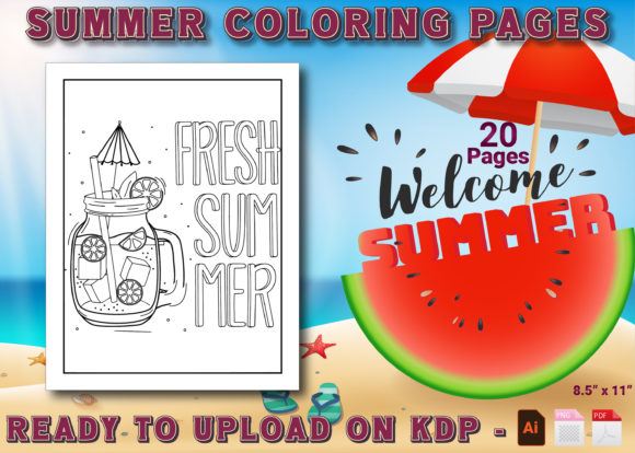 Summer Coloring Pages