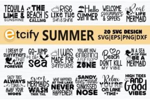 Summer Free SVG Bundle. Free Svg