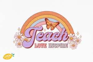 Teacher Flowers PNG Sublimation