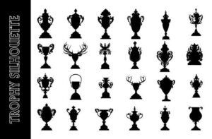 Trophy Cup Silhouette Illustration
