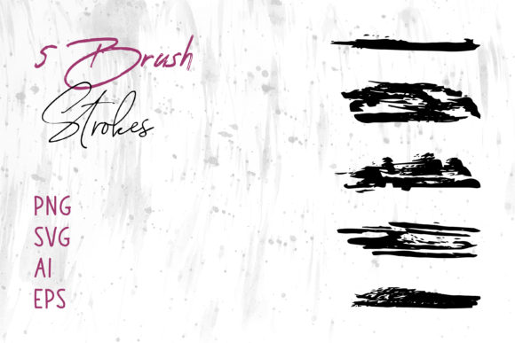 Vector Brush Stroke Collection