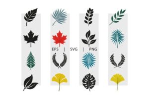 Vector Leaf Illustrations Bundle