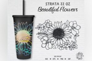 Very Big Floral, Venti Cold Cup 24 Oz