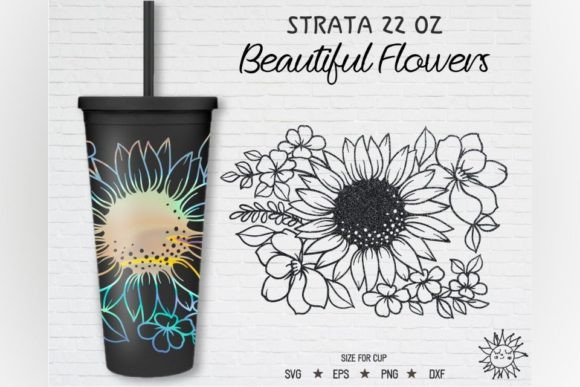 Very Big Floral, Venti Cold Cup 24 Oz